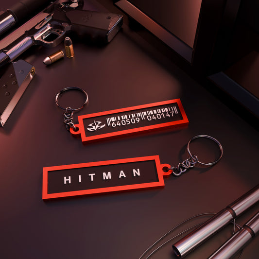 Hitman Rotatable Keychain