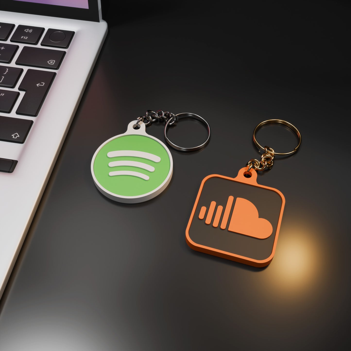 RFID Social Media Tags Keychain