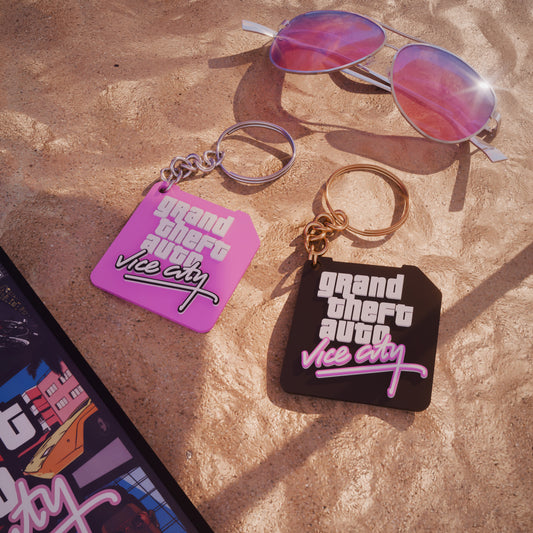GTA Vice City Save Disk Keychain
