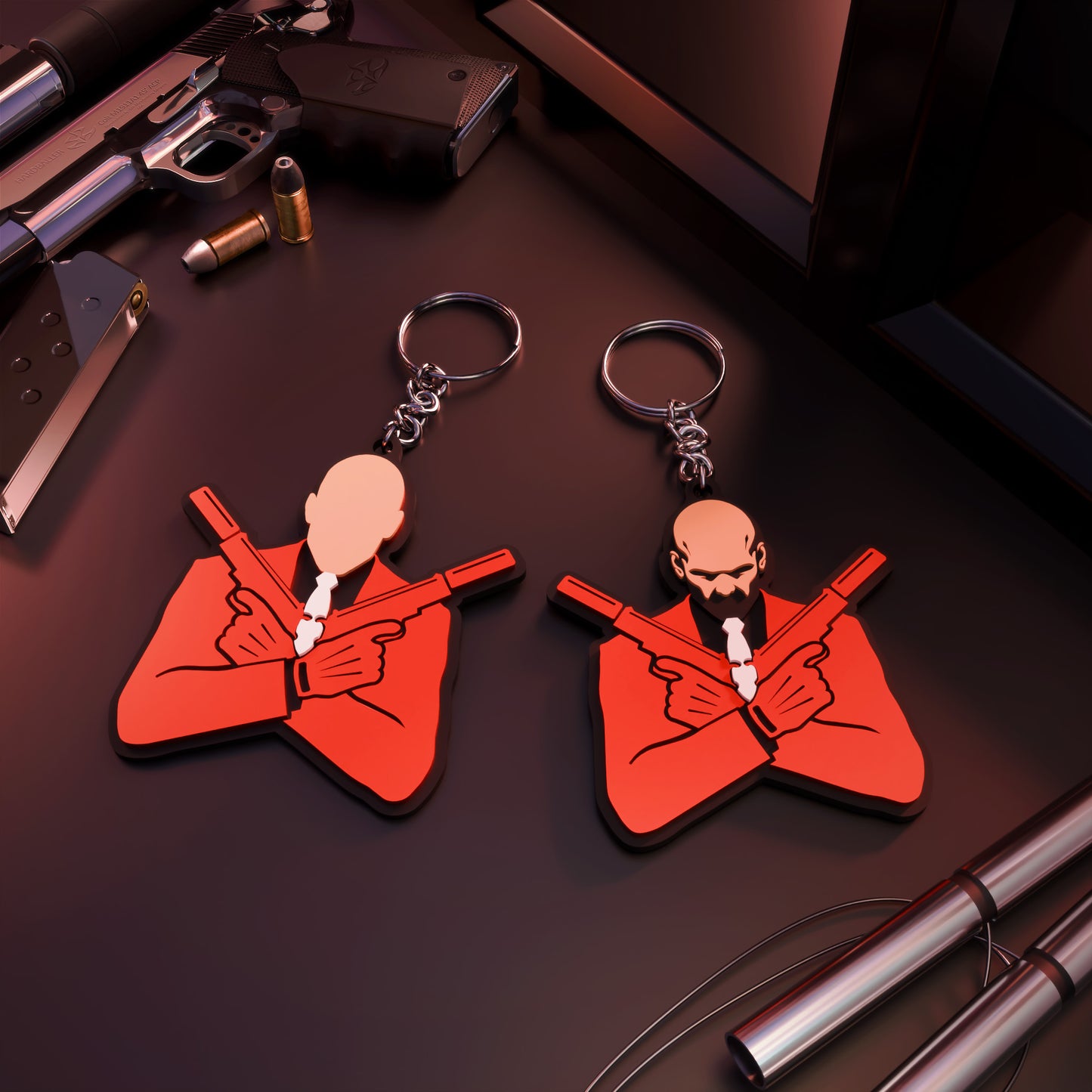 Hitman Agent 47 Keychain
