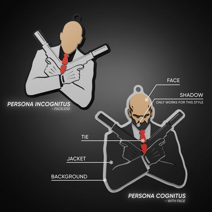 Hitman Agent 47 Keychain