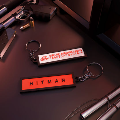 Hitman Rotatable Keychain